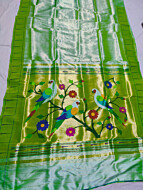 Handloom Pure silk  Paithani Saree