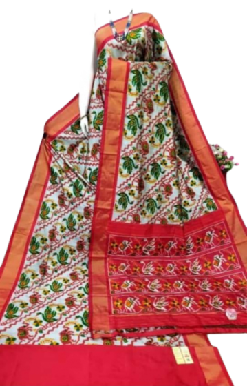 Pure Silk Ikat Saree