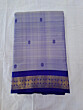 Arni Silk Saree Royal Blue with rudraksham small border –T9301-Blue-Blue